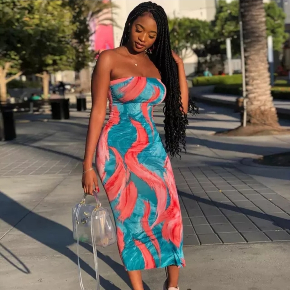 Colorful dress